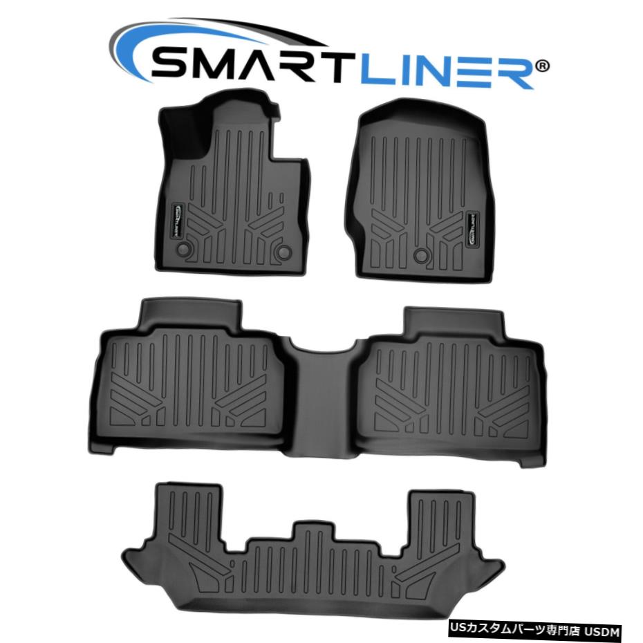 Floor Mat SMARTLINER 3列フロアマットセット2020-2021フォードエクスプローラー2列目ベンチシート付き SMARTLINER 3 Row Floor Mat Set for 2020-2021 Ford Explorer w 2nd Row Bench Seat 【並行輸入品】