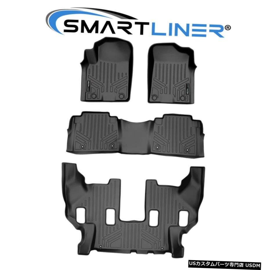 Floor Mat SMARTLINER3列フロアマットライナーセット2019-2021日産アルマーダ/インフィニティQX80 SMARTLINER 3 Row Floor Mat Liner Set for 2019-2021 Nissan Armada / Infiniti QX80 【並行輸入品】