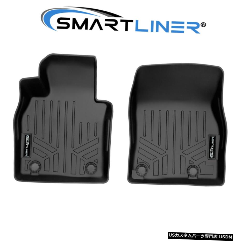 Floor Mat SMARTLINERカスタムフィットフロアマット1列目ライナーブラック2020-2021マツダCX-30 SMARTLINER Custom Fit Floor Mats 1st Row Liners Black for 2020-2021 Mazda CX-30 【並行輸入品】|カスタムパーツ WORLD倉庫