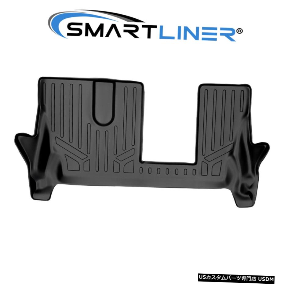 Floor Mat SMARTLINERフロアマットライナー3列目ブラック17-21GMCアカディアベンチシート付き SMARTLINER Floor Mats Liner 3rd Row Black For 17-21 GMC Acadia With Bench Seats 【並行輸入品】