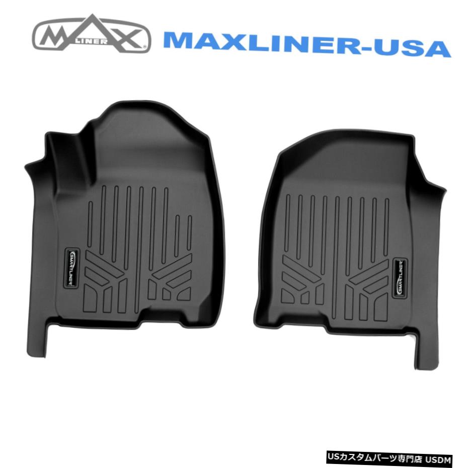 Floor Mat SMARTLINERフロアマットビニールフロア2019シルバラード/シエラ1500用1列目ライナー SMARTLINER Floor Mats 1st Row Liners for Vinyl Floor 2019 Silverado/Sierra 1500 【並行輸入品】