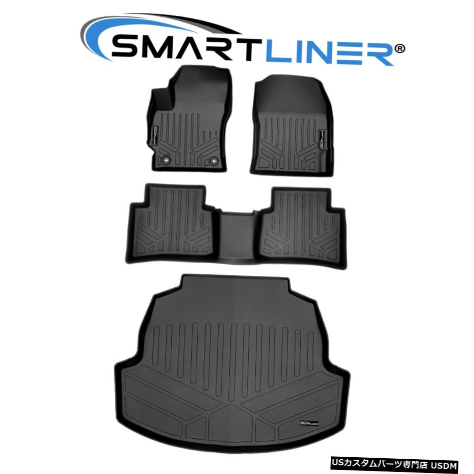 Floor Mat SMARTLINERカスタムフロアマットカーゴライナーセット2020-2021トヨタカローラセダン SMARTLINER Custom Floor Mats Cargo Liner Set for 2020-2021 Toyota Corolla Sedan 【並行輸入品】