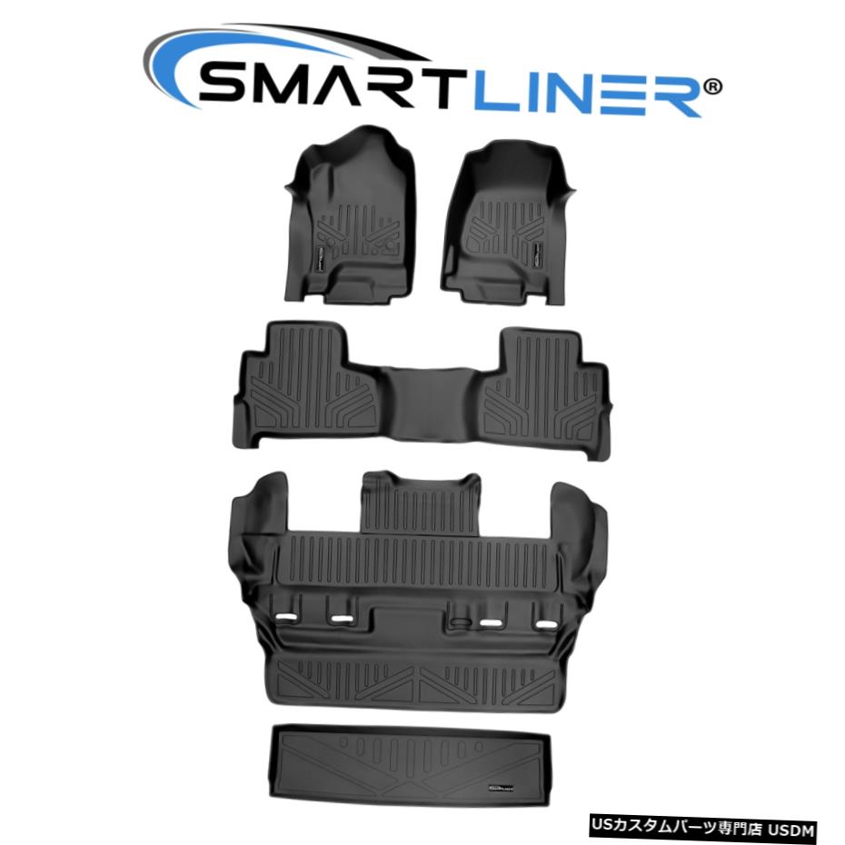 Floor Mat SMARTLINER3列フロアマットと2015-20シボレータホ/ GMCユーコンのカーゴライナー SMARTLINER 3 Row Floor Mats &amp; Cargo Liner For 2015-20 Chevrolet Tahoe/ GMC Yukon 【並行輸入品】｜カスタムパーツ WORLD倉庫