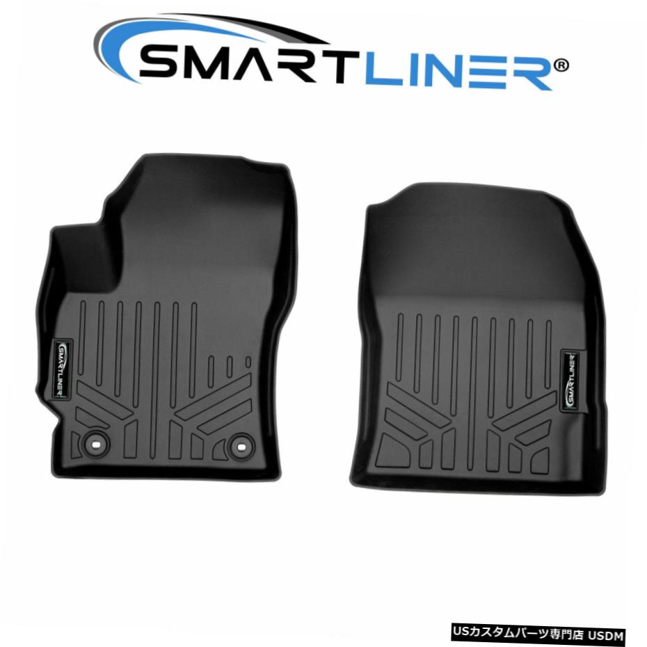 Floor Mat SMARTLINERフロアマットライナー1列目ブラック2020-2021トヨタカローラ SMARTLINER Floor Mats Liners 1st Row Black for 2020-2021 Toyota Corolla 【並行輸入品】
