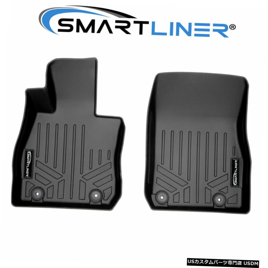 Floor Mat SMARTLINERカスタムフィットフロアマットライナー1列目ブラック2016-2021マツダCX-3 SMARTLINER Custom Fit Floor Mats Liners 1st Row Black for 2016-2021 Mazda CX-3 【並行輸入品】