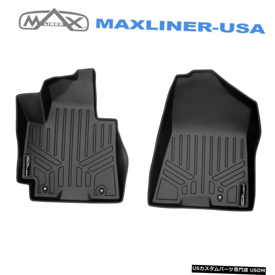 Floor Mat SMARTLINERカスタムフィットフロアマットライナー1列目ブラックヒュンダイツーソン16-18 SMARTLINER Custom Fit Floor Mats Liners 1st Row Black For Hyundai Tucson 16-18 【並行輸入品】