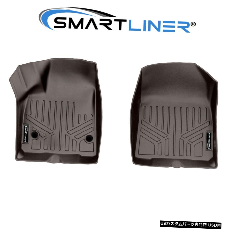 Floor Mat SMARTLINERカスタムフィットフロアマットライナー2019-2020シェビーブレイザー用1列目ココア SMARTLINER Custom Fit Floor Mats Liners 1st Row Cocoa For 2019-2020 Chevy Blazer 【並行輸入品】