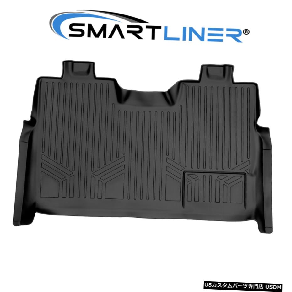 Floor Mat 09-14フォードF-150スーパークルーカスタムフィットフロアマットライナー2列目SMARTLINERブラック 09-14 Ford F-150 SuperCrew Custom Fit Floor Mat Liner 2nd Row SMARTLINER Black 【並行輸入品】