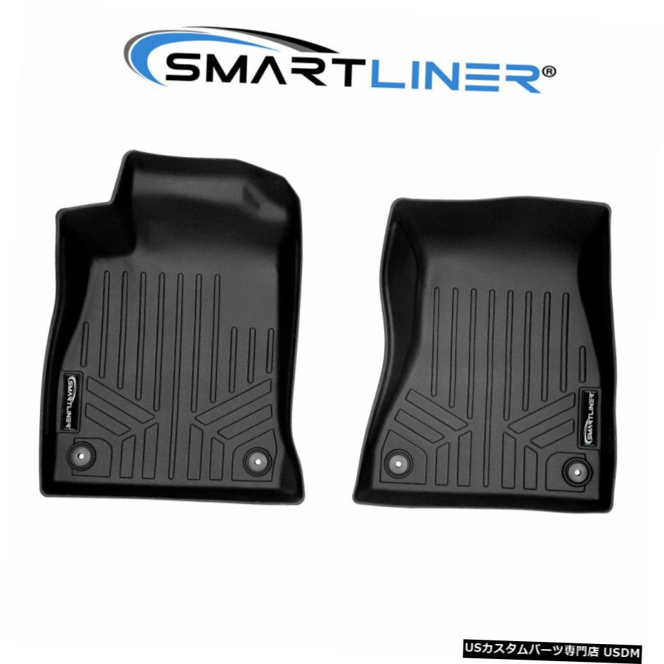 Floor Mat SMARTLINERカスタムフロアマットブラック2018-2021アウディA5 / S5すべて込みスポーツバック SMARTLINER Custom Floor Mats Black For 2018-2021 Audi A5/S5 All Incl. Sportback 【並行輸入品】