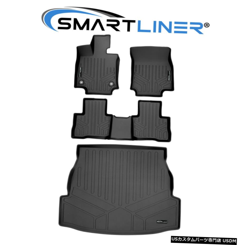 Floor Mat SMARTLINERカスタムフィットフロアマットセット2019-2021トヨタRav4 SMARTLINER Custom Fit Floor Mat Set For 2019-2021 Toyota Rav4 【並行輸入品】