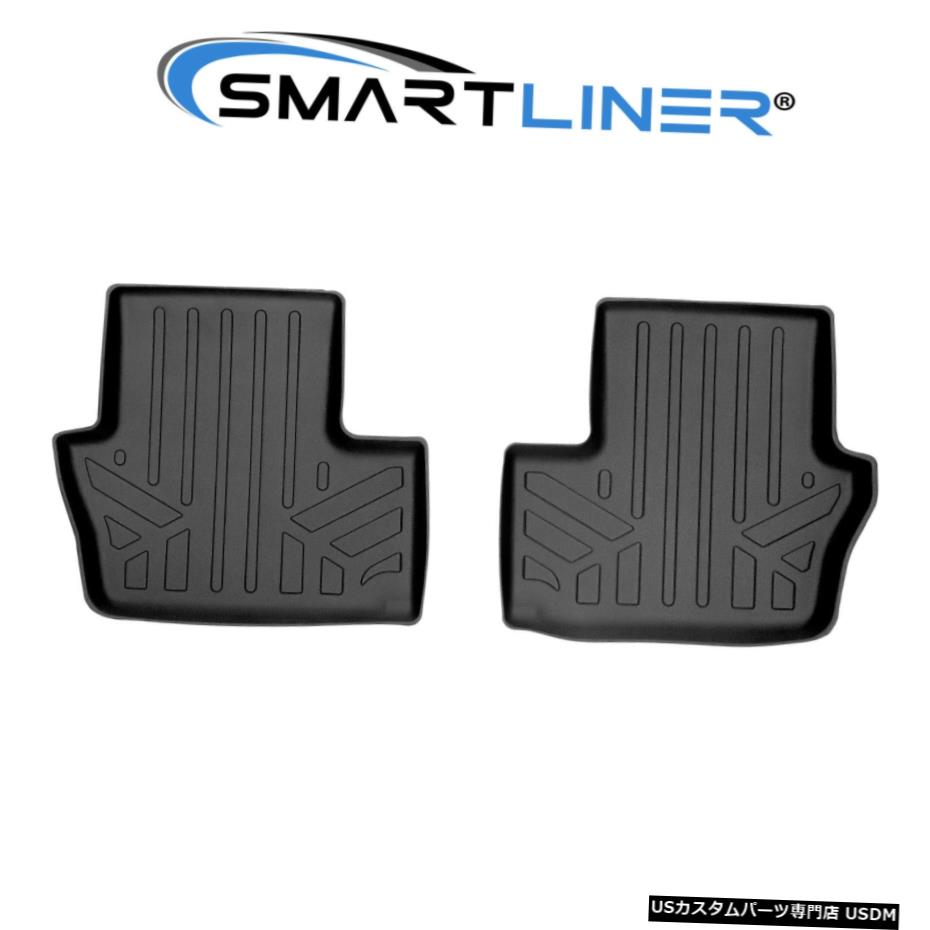Floor Mat SMARTLINERフロアマットライナー2列目ブラックキャリバー/パトリオット/コンパス SMARTLINER Floor Mats Liner 2nd Row Black For Caliber / Patriot / Compass 【並行輸入品】