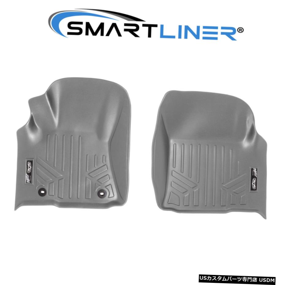Floor Mat SMARTLINERハイラックスレボ2015-2018フロントローグレー用全天候型フロアマット SMARTLINER All Weather Floor Mats For Hilux Revo 2015-2018 Front Row Grey 【並行輸入品】