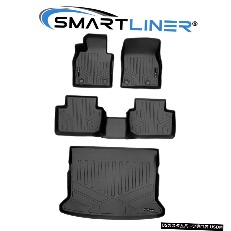 Floor Mat SMARTLINER2列フロアマットと2列目の後ろのカーゴライナー20-21マツダCX-30 SMARTLINER 2 Row Floor Mats & Cargo Liner Behind 2nd Row for 20-21 Mazda CX-30 【並行輸入品】