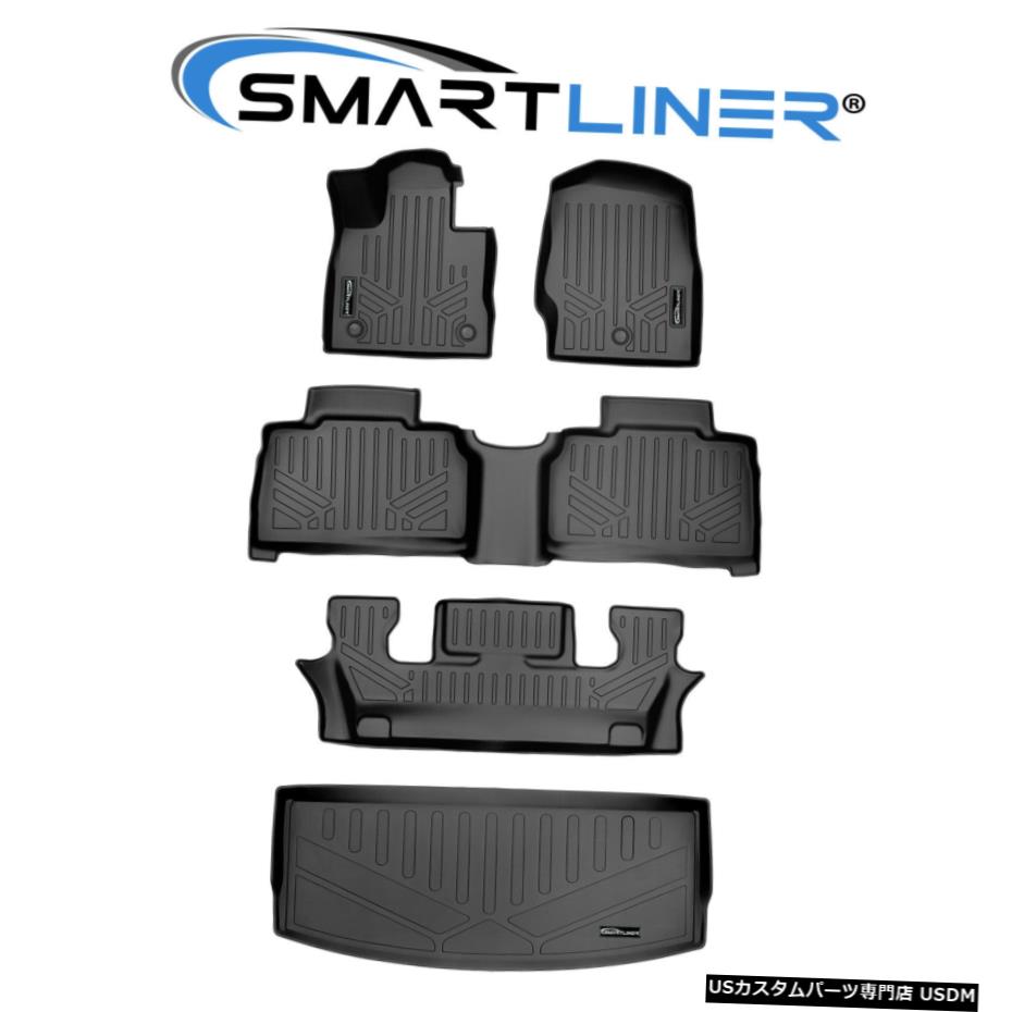 Floor Mat SMARTLINERカスタムフィット3列フロアマット＆カーゴライナーセット2020-2021フォードエクスプローラー SMARTLINER Custom Fit 3 Row Floor Mats & Cargo Liner Set 2020-2021 Ford Explorer 【並行輸入品】