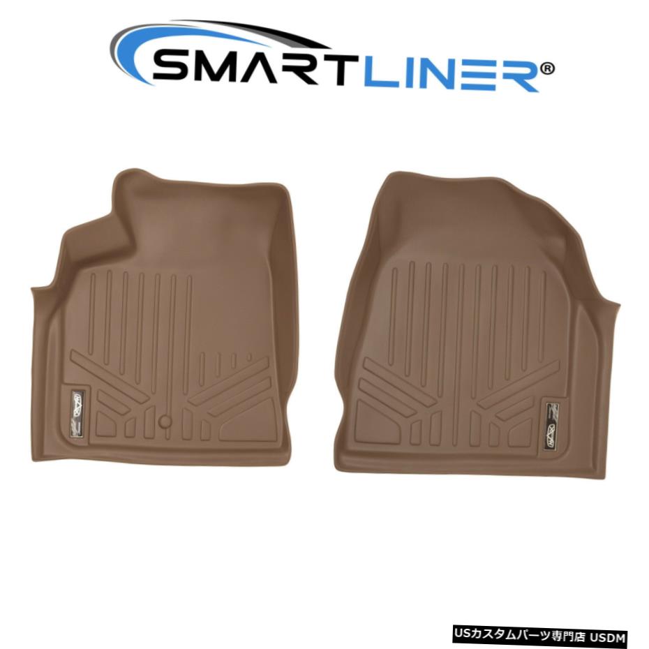 Floor Mat SMARTLINERカスタムフィットフロアマットライナートラバース/エンクレーブ/アカディア用1列目タン SMARTLINER Custom Fit Floor Mats Liners 1st Row Tan For Traverse/Enclave/Acadia 【並行輸入品】