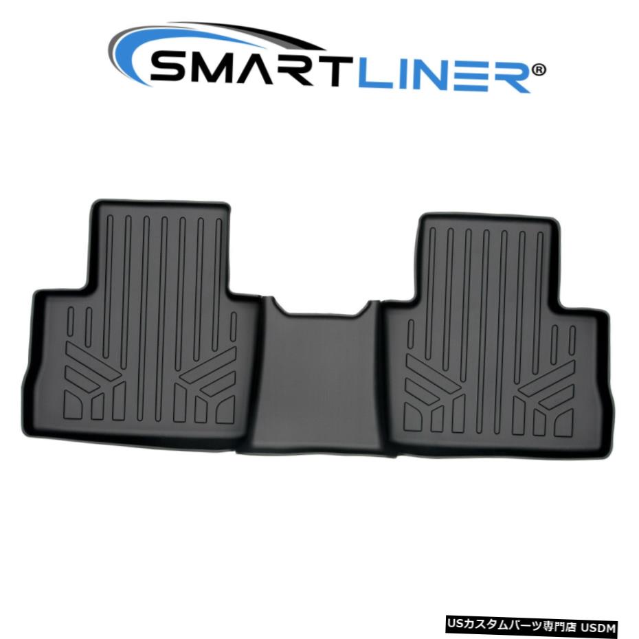 Floor Mat SMARTLINERフロアマットライナー2列目ブラック2019-2021トヨタRAV4ハイブリッドなし SMARTLINER Floor Mats Liner 2nd Row Black for 2019-2021 Toyota RAV4 No Hybrid 【並行輸入品】