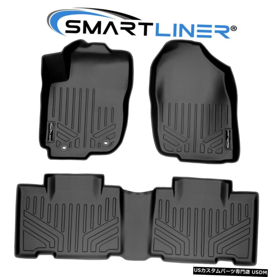 Floor Mat SMARTLINER 13-18トヨタRAV4用2列フロアマット（電動モデルまたはハイブリッドモデルなし） SMARTLINER 2 Row Floor Mats For 13-18 Toyota RAV4 (No Electric Or Hybrid models) 【並行輸入品】