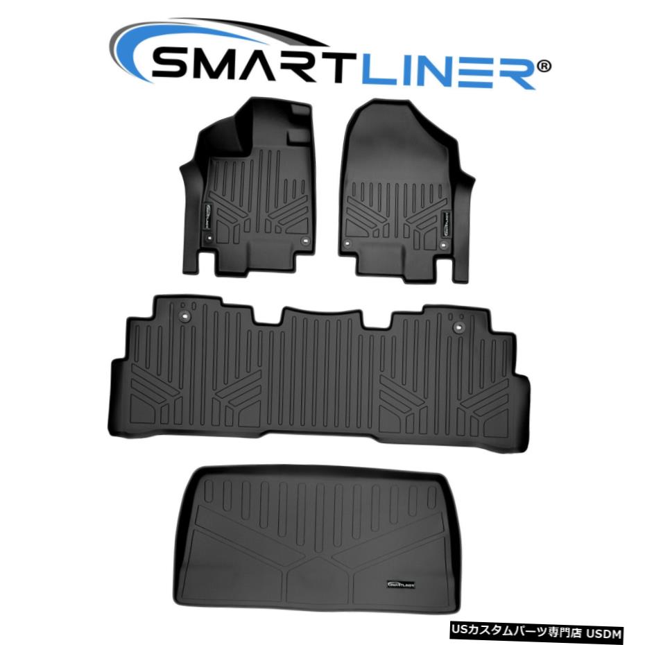 Floor Mat Smartlinerフロアーカーペットが18 21オデッセイの3行註文真っ黒の背にカーゴライナーを組 Smartliner Floor Mats Set Cargo Liner Behind 3rd Row Black For 18 21 Odyssey Qcboxes Com Au