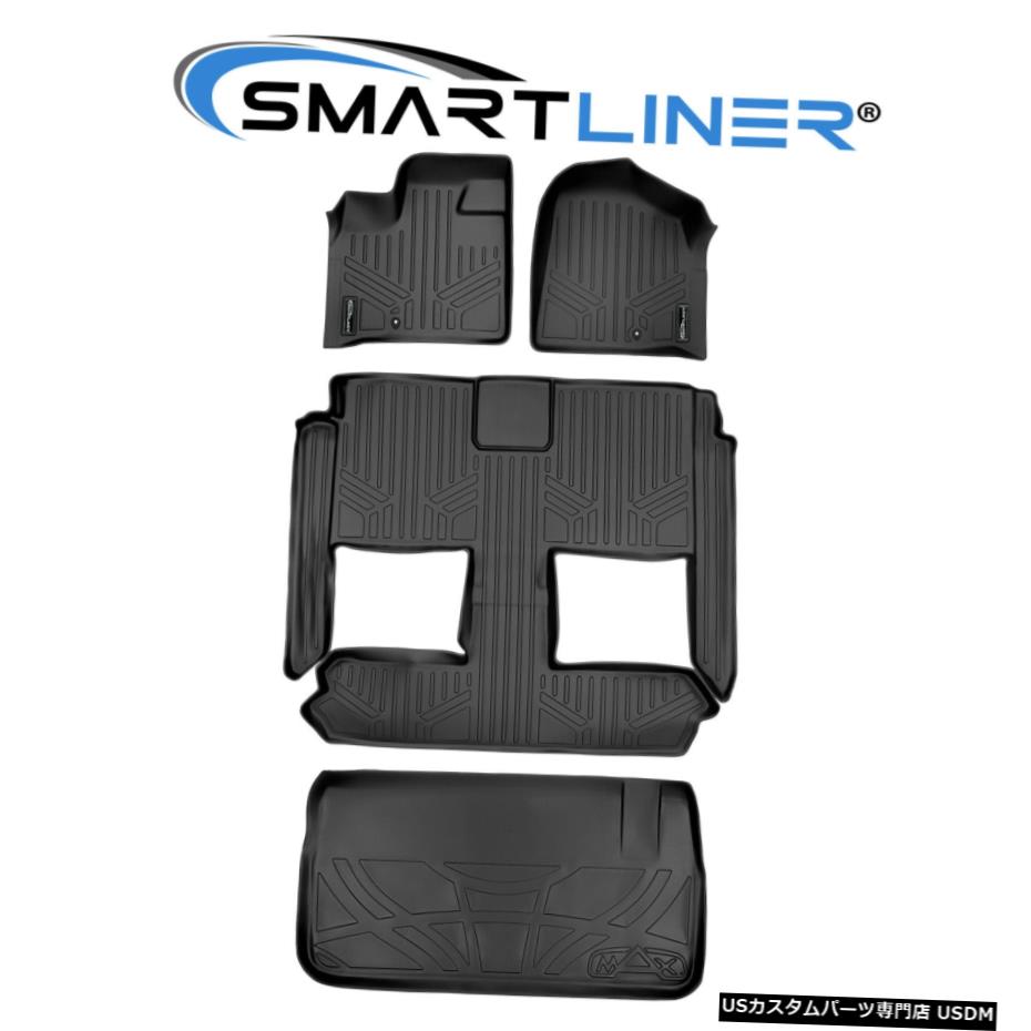 Floor Mat SMARTLINERフロアマット＆カーゴライナーセット08-20グランドキャラバン/タウン＆カントリー SMARTLINER Floor Mats & Cargo Liner Set for 08-20 Grand Caravan/Town & Country 【並行輸入品】