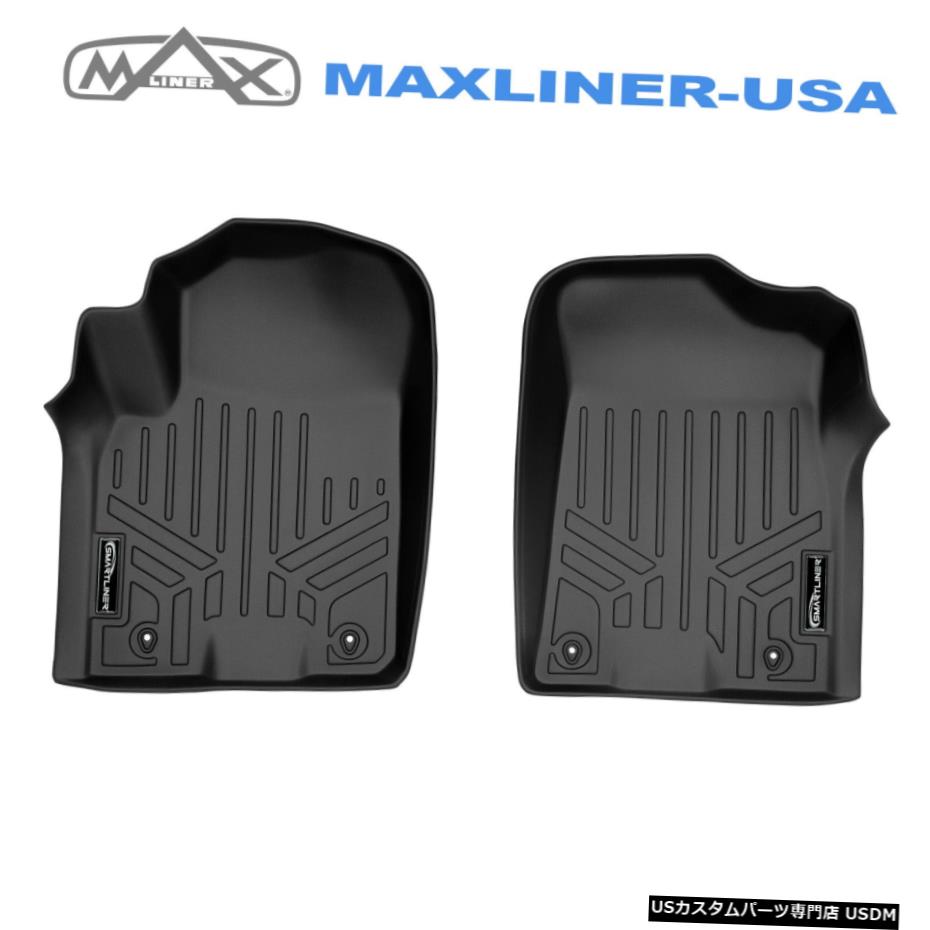 Floor Mat SMARTLINERフロアマット1列目ブラックQX5611-13 / QX80 14-18 /アルマダ17-18 SMARTLINER Floor Mats 1st Row Black For QX56 11-13/QX80 14-18/Armada 17-18 【並行輸入品】