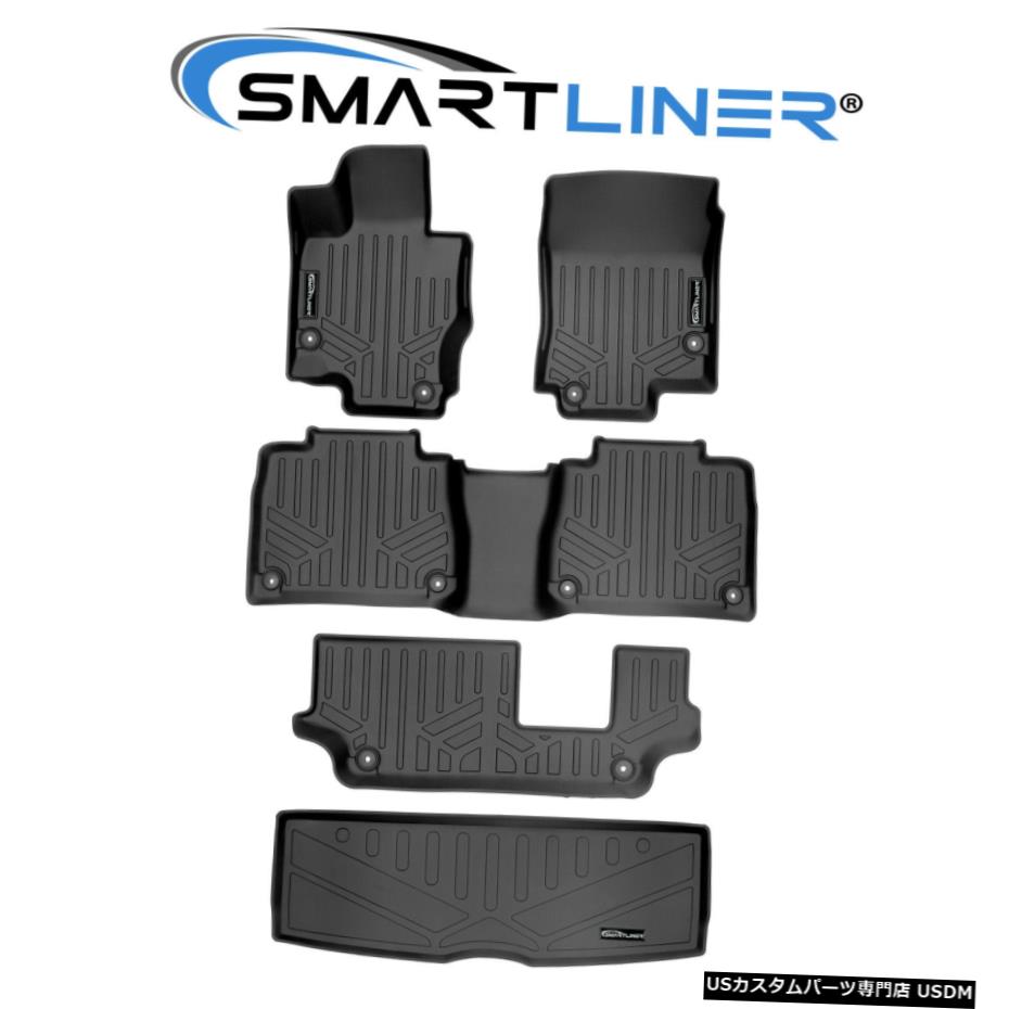 Floor Mat SMARTLINER3列フロアマットと2020-2021GLE 7/8乗客用カーゴライナーバンドル SMARTLINER 3 Row Floor Mats & Cargo Liner Bundle for 2020-2021 GLE 7/8 Passenger 【並行輸入品】
