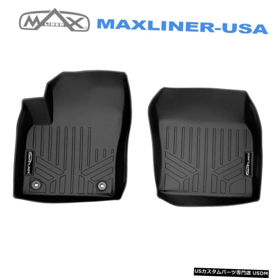 Floor Mat SMARTLINERフロアマットライナーブラック2018-2021トヨタC-HR1列目セット SMARTLINER Floor Mats Liners Black For 2018-2021 Toyota C-HR First Row Set 【並行輸入品】