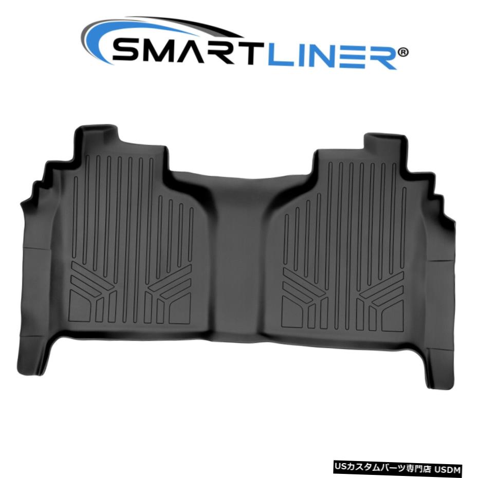 Floor Mat 2019シボレーシルバラード1500 / GMCシエラ1500クルーキャブ用SMARTLINERフロアマット SMARTLINER Floor Mat For 2019 Chevrolet Silverado 1500/GMC Sierra 1500 Crew Cab 【並行輸入品】