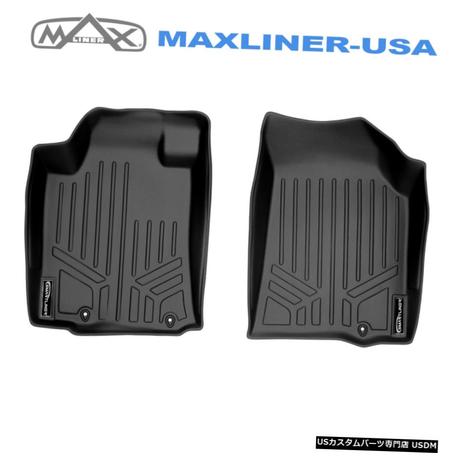 Floor Mat SMARTLINERカスタムフィットフロアマットライナー1列目ブラック日産アルティマ2013-18 SMARTLINER Custom Fit Floor Mats Liners 1st Row Black For Nissan Altima 2013-18 【並行輸入品】