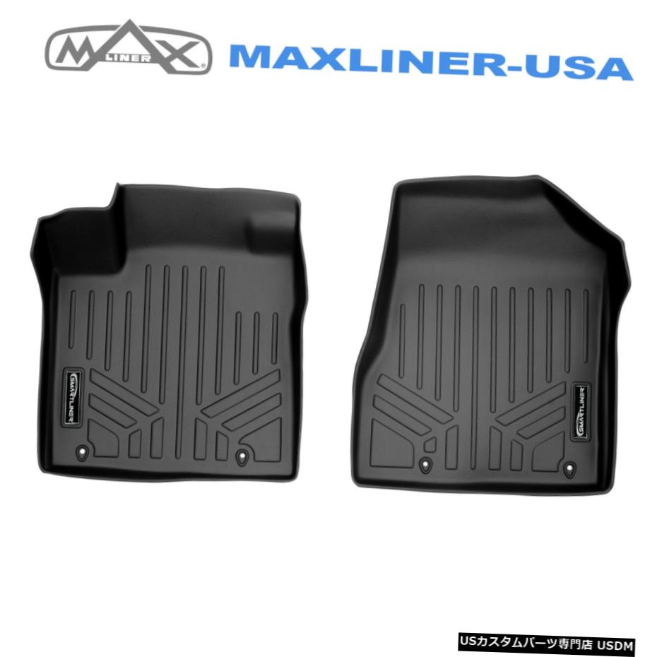 Floor Mat SMARTLINERカスタムフィットフロアマットライナー1列目ブラック日産ムラーノ2015-17 SMARTLINER Custom Fit Floor Mats Liners 1st Row Black For Nissan Murano 2015-17 【並行輸入品】