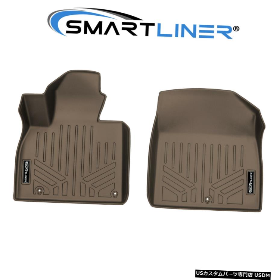 Floor Mat SMARTLINERカスタムフィット1列目タンフロアマットライナー2020-2021Kia Telluride SMARTLINER Custom Fit 1st Row Tan Floor Mat Liners for 2020-2021 Kia Telluride 【並行輸入品】