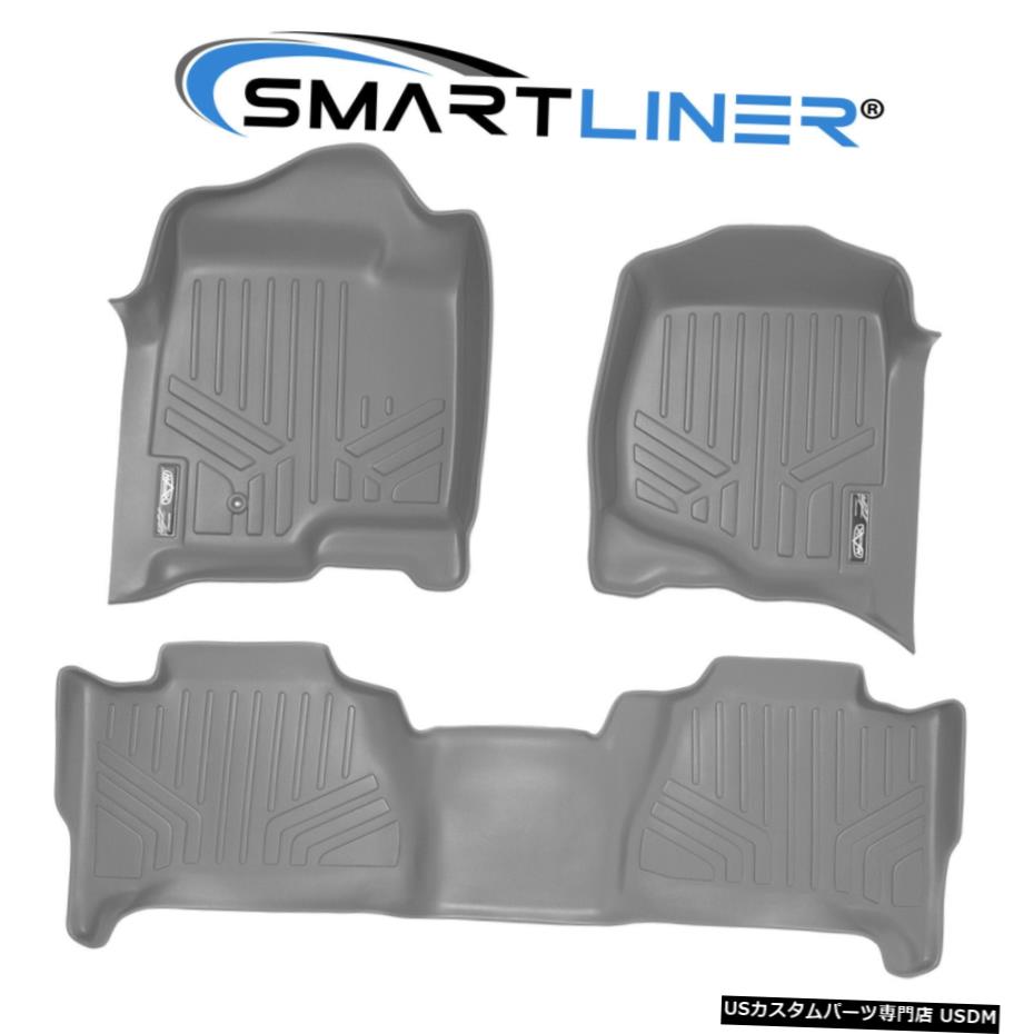 Floor Mat SMARTLINERカスタムフィット2列グレーフロアマットセット2007-2014キャデラックエスカレード SMARTLINER Custom Fit 2 Row Gray Floor Mat Set For 2007-2014 Cadillac Escalade 【並行輸入品】