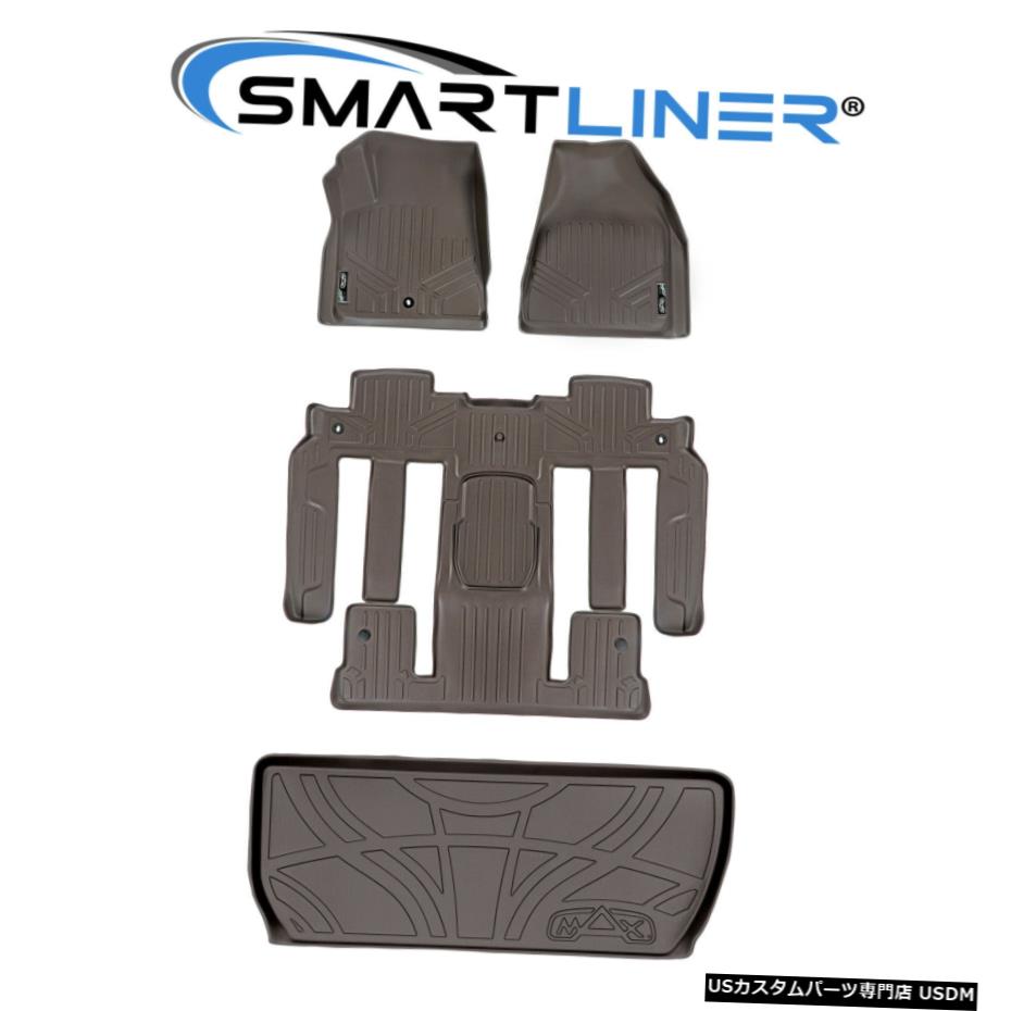 Floor Mat SMARTLINERフロアマットカーゴライナーココア09-17トラバース/エンクレーブバケットシート用 SMARTLINER Floor Mats Cargo Liner Cocoa For 09-17 Traverse/Enclave Bucket Seats 【並行輸入品】