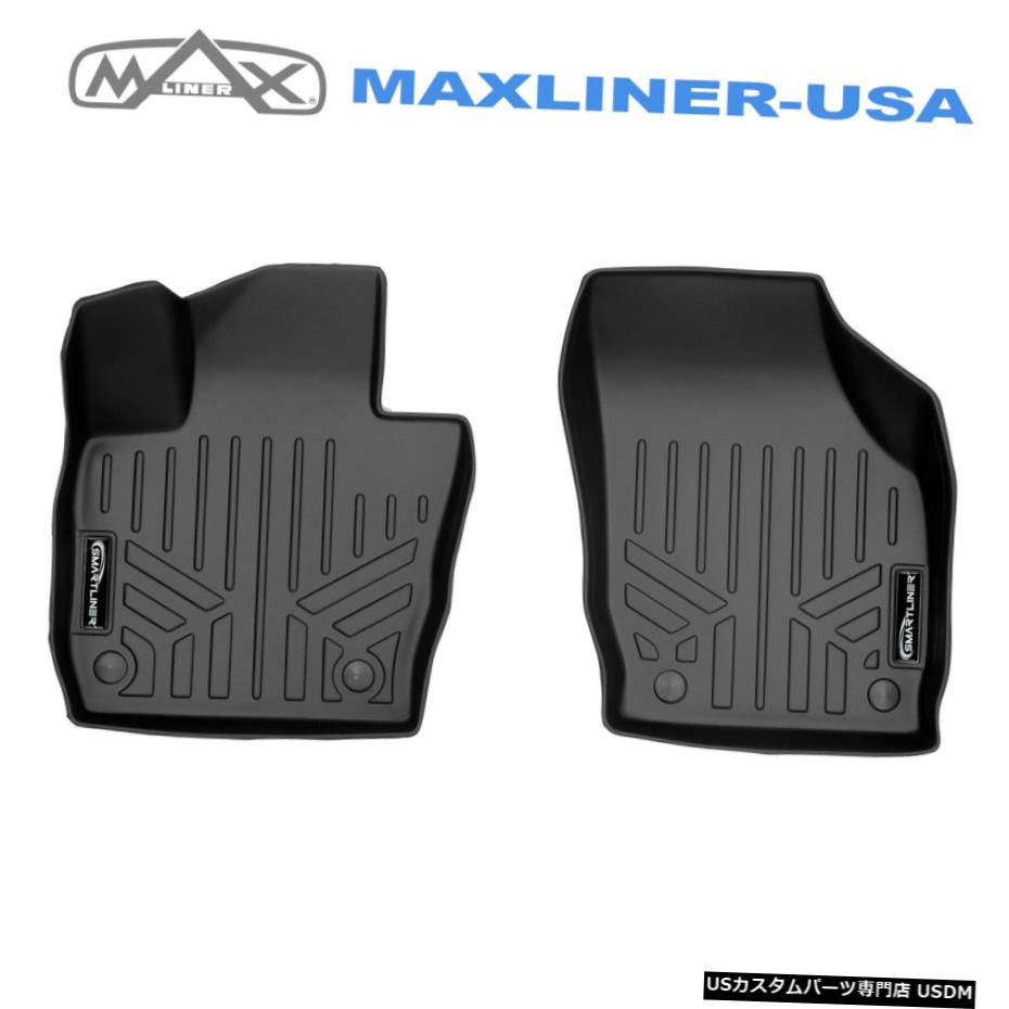 Floor Mat SMARTLINERフロアマット1列目ライナーブラック2015-2018アウディQ3 SMARTLINER Floor Mats 1st Row Liners Black for 2015-2018 Audi Q3 【並行輸入品】