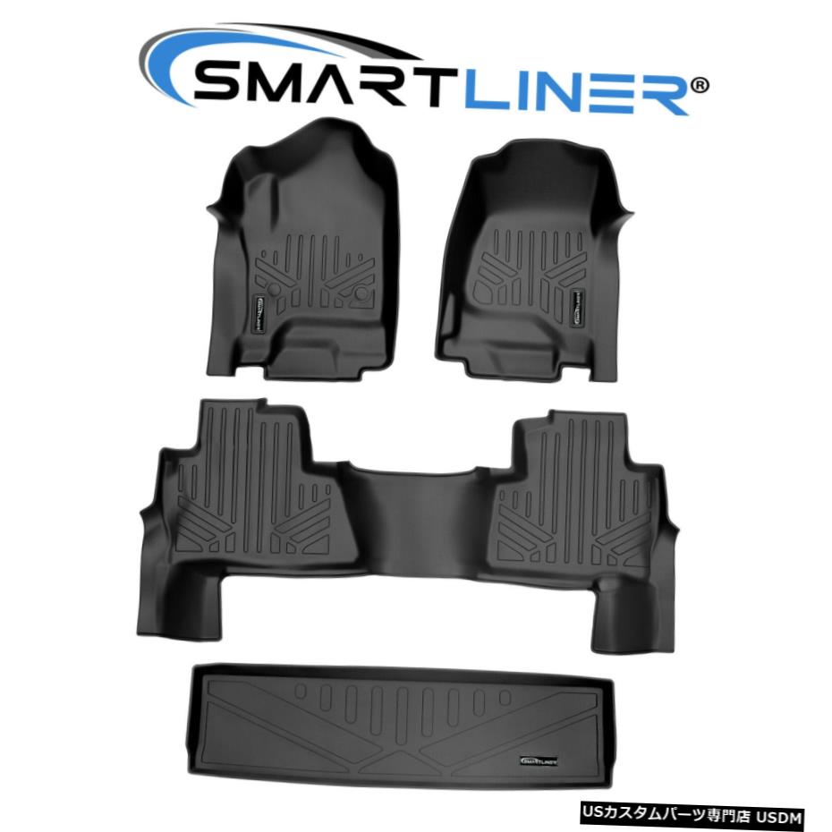 Floor Mat 2016シボレータホ/ 2015GMCユーコン用SMARTLINERカスタムフィットフロアマットセット SMARTLINER Custom Fit Floor Mat Set For 2016 Chevrolet Tahoe/2015 GMC Yukon 【並行輸入品】