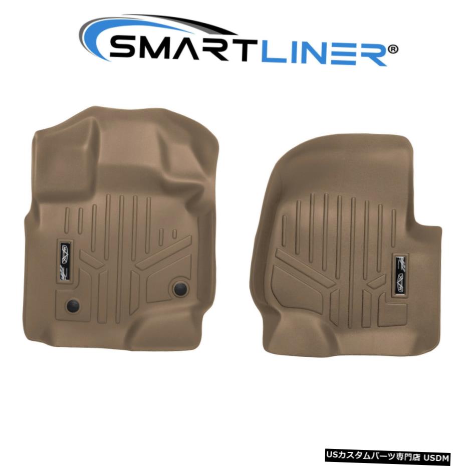 Floor Mat SMARTLINERフロアマットライナーF-150フロントセットタンF1502015-2020 SMARTLINER Floor Mats Liner for F-150 Front Set Tan F150 2015 - 2020 【並行輸入品】