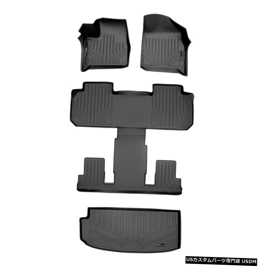 Floor Mat Maxlinerフロアマット/カーゴライナーセットブラック18-20トラバースW /バケットシート Maxliner Floor Mats / Cargo Liner Set Black For 18-20 Traverse W/ Bucket Seats 【並行輸入品】