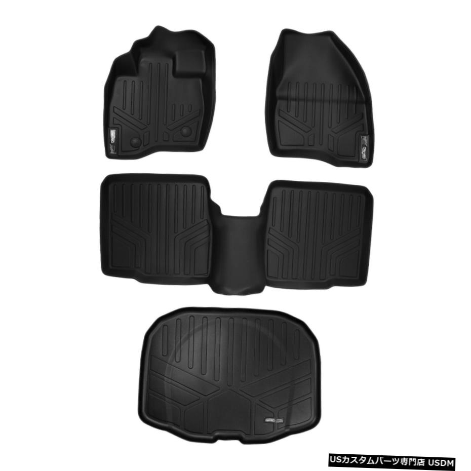 Floor Mat 15-16エクスプローラー用の3列目ブロックカスタムの後ろのスマートライナーフロアマット/カーゴライナー Smartliner Floor Mats/Cargo Liner Behind 3rd Row Blk Custom for 15-16 Explorer 【並行輸入品】