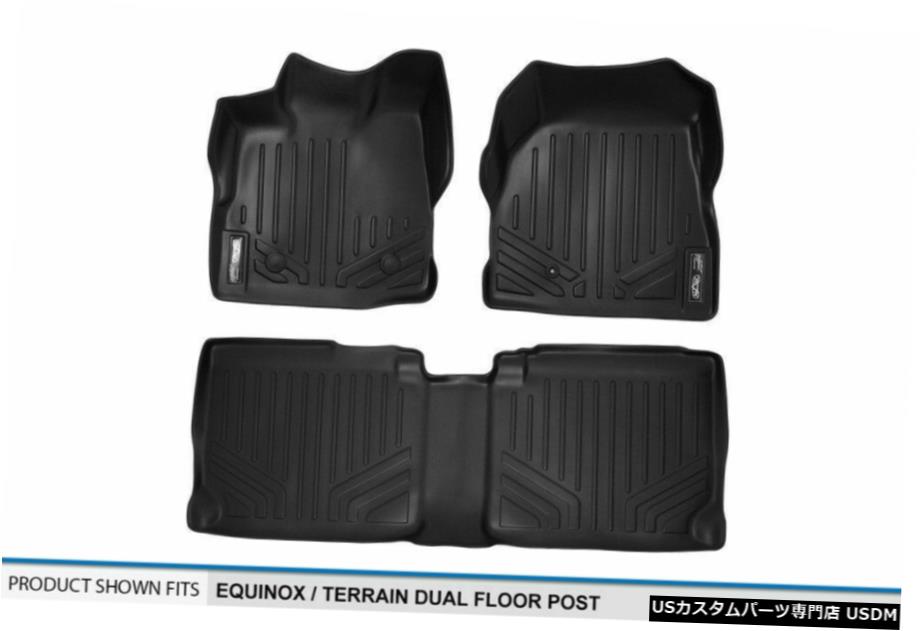 Floor Mat MAXFLOORMATフロント1列目と2列目フロアライナーブラック2012-17エクイノックス/テレーン MAXFLOORMAT Front 1st & 2nd Row Floor Liner Black for 2012-17 Equinox/Terrain 【並行輸入品】