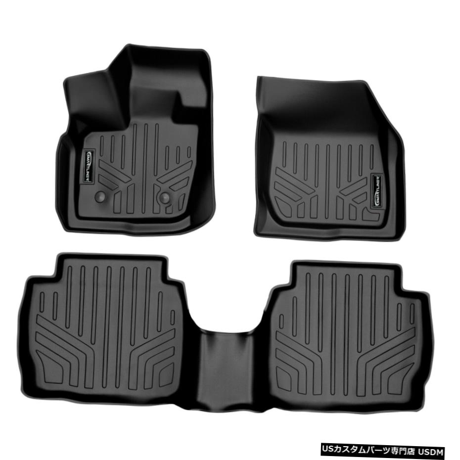 Floor Mat Smartlinerカスタムフィットフロアマットセットブラック17-20フォードフュージョン/リンカーンMKZ Smartliner Custom Fit Floor Mats Set Black for 17-20 Ford Fusion / Lincoln MKZ 【並行輸入品】