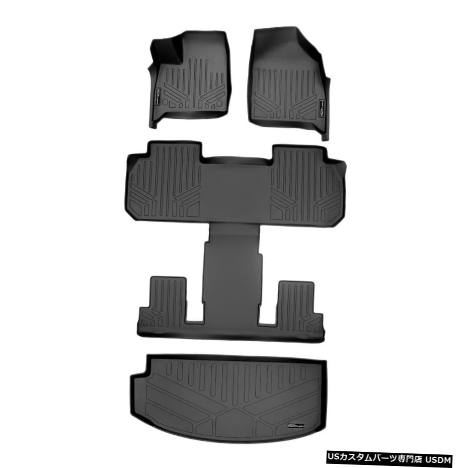 Floor Mat Maxlinerフロアマット/ 2018-2021エンクレーブ用バケットシート付きカーゴライナーセット Maxliner Floor Mats / Cargo Liner Set For 2018-2021 Enclave W/ Bucket Seats 【並行輸入品】