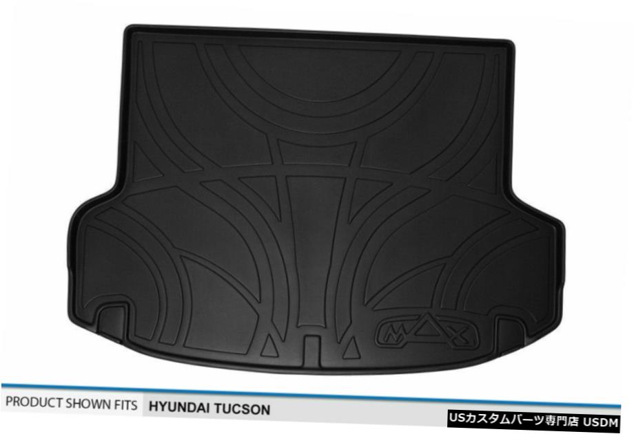 Floor Mat ヒュンダイツーソン2010-2015 Black Cargo Liner Floor Mat Fits Behind Rear Seat For Hyundai Tucson 2010-2015 【並行輸入品】