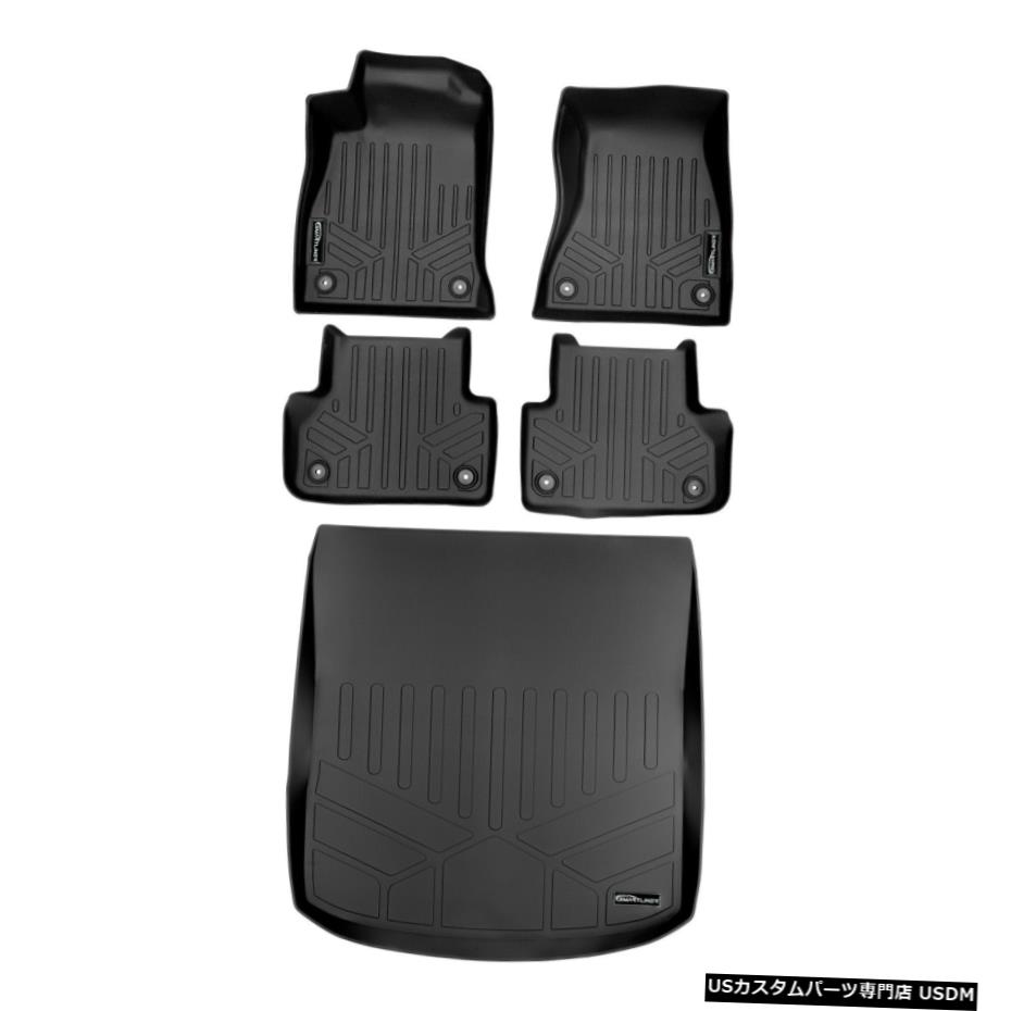 Floor Mat Maxlinerフロアマット-18アウディA5 / S5（セダンまたはスポーツバック）用カーゴライナーブラック Maxliner Floor Mats - cargo liner Black For 18 Audi A5/S5 (Sedan or Sportback) 【並行輸入品】