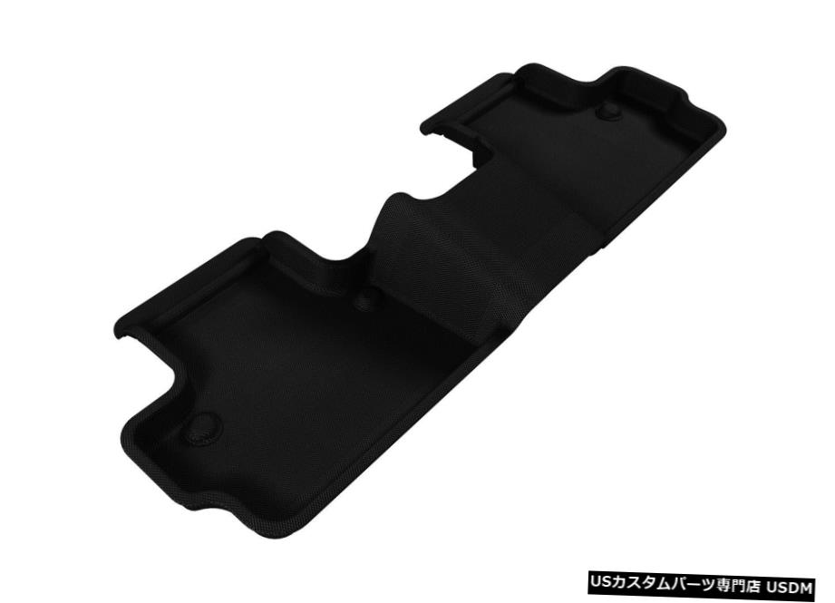 Floor Mat カグー全天候型カスタムフィットライナー07-13ボルボC30用ブラック2列目フロアマット Kagu All-Weather Custom Fit Liners Black 2nd Row Floor Mats for 07-13 Volvo C30 【並行輸入品】