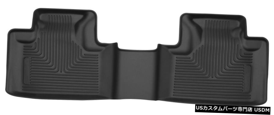 Floor Mat 2011-20グランドチェロキー/デュランゴ用ハスキーX-Actコントゥア2列目フロアライナーマット Husky X-Act Contour 2nd Row Floor Liner Mat for 2011-20 Grand Cherokee/Durango 【並行輸入品】