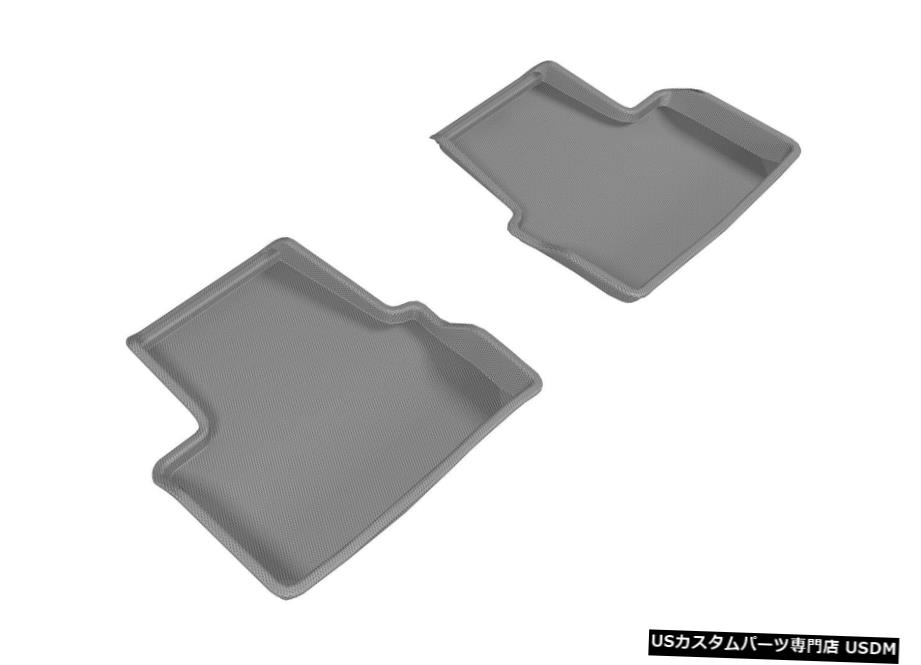 Floor Mat カグー全天候型カスタムフィットライナー2016-2019ボルト用グレー2列目フロアマット Kagu All-Weather Custom Fit Liners Gray 2nd Row Floor Mats for 2016-2019 Volt 【並行輸入品】