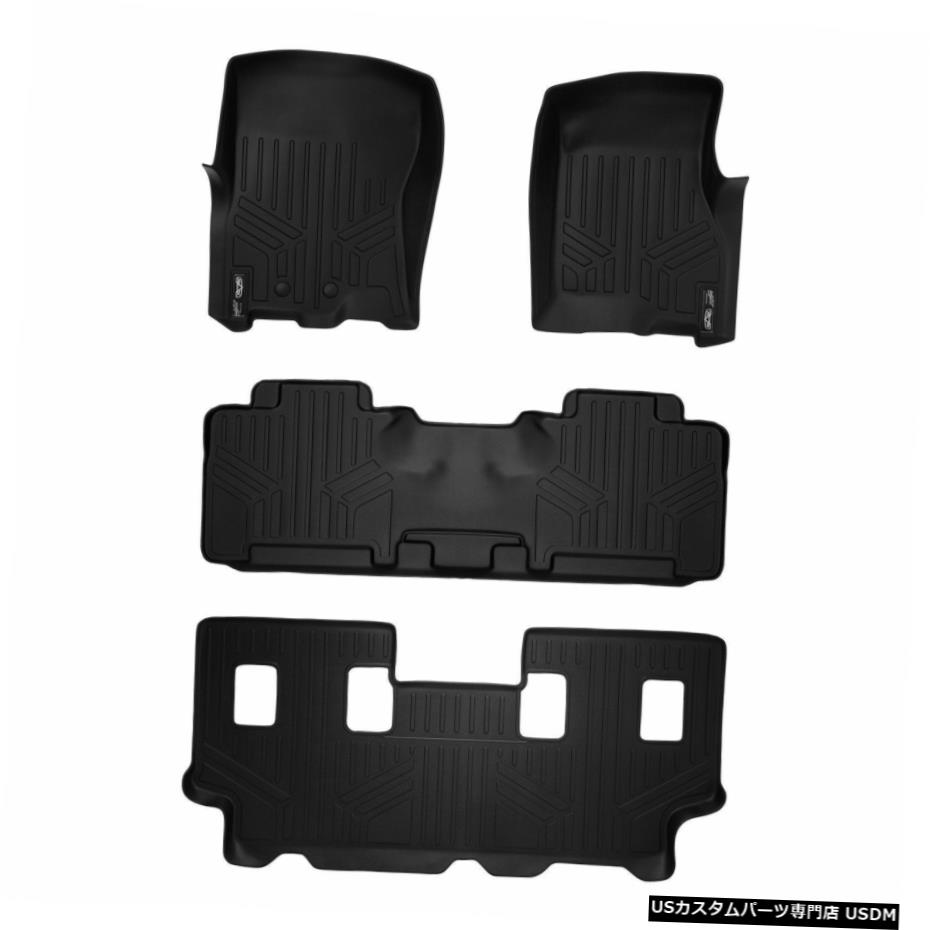 Floor Mat MaxLiner 3列フロアマットブラック2011-17エクスペディションEL /ナビゲーターLベンチシート MaxLiner 3 Row Floor Mat Black for 2011-17 Expedition EL/Navigator L Bench Seat 【並行輸入品】