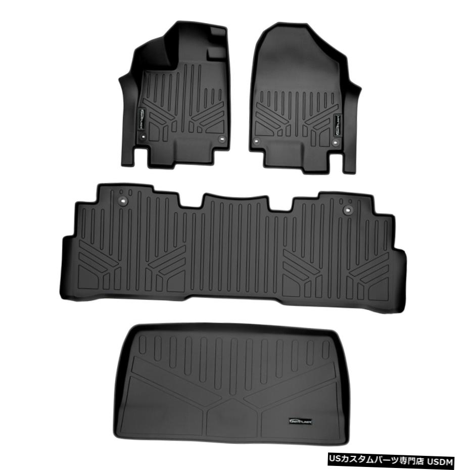 Floor Mat Maxlinerフロアマットが18 21オデッセイの3列目ブラックの後ろにカーゴライナーをセット Maxliner Floor Mats Set Cargo Liner Behind 3rd Row Black For 18 21 Odyssey Elteachermurcia Com