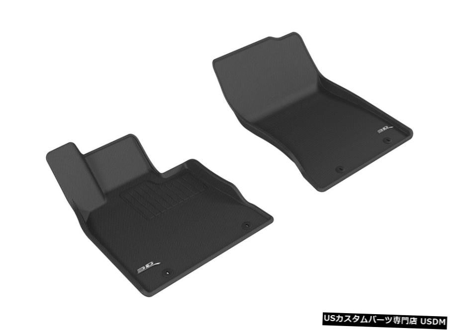 Floor Mat カグー全天候型カスタムフィットライナーブラック1列目フロアマットL1GS00111509 Kagu All-Weather Custom Fit Liners Black 1st Row Floor Mats L1GS00111509 【並行輸入品】
