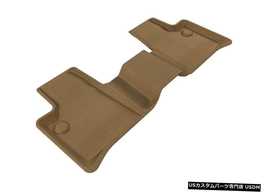 Floor Mat カグー全天候型カスタムフィットライナータン2列目フロアマットL1MB00821502 Kagu All-Weather Custom Fit Liners Tan 2nd Row Floor Mats L1MB00821502 【並行輸入品】