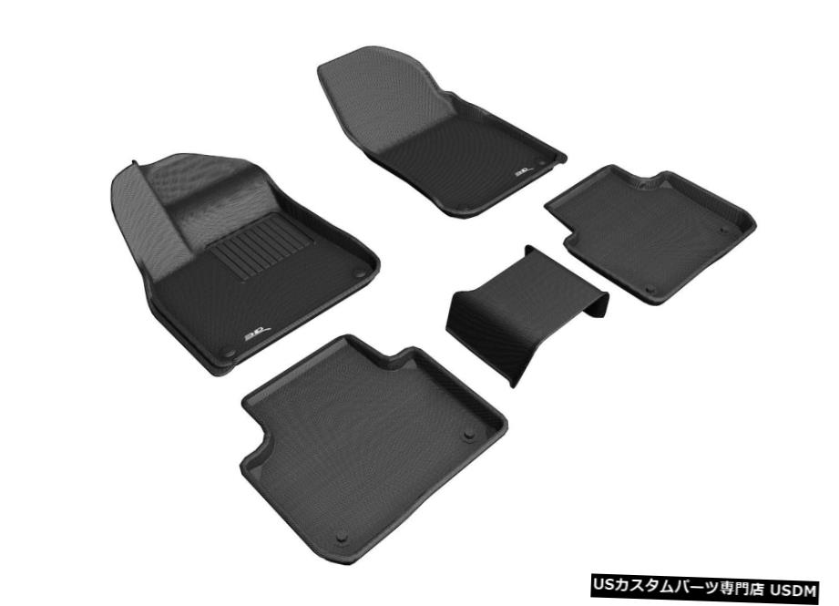 Floor Mat カグーオールウェザーライナーブラック1列目と2列目フロアマット2019-2020カイエン Kagu All-Weather Liners Black 1st And 2nd Row Floor Mats for 2019-2020 Cayenne 【並行輸入品】